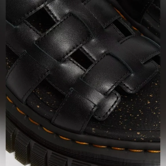 Dr Martens RICKI NAPPA LUX LEATHER PLATFORM GLADIATOR SANDALS - Picture 5 of 15